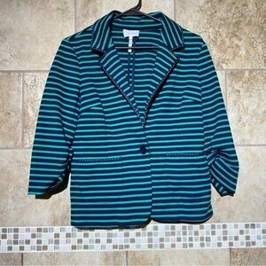 Laundry by Shelli Segal Striped Blazer 6